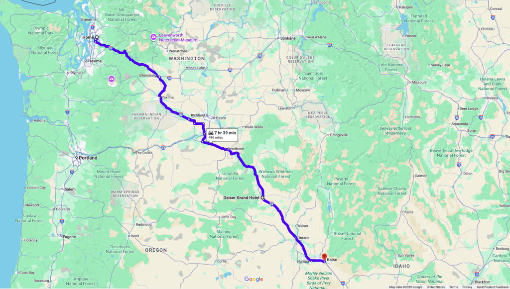 RedmondToBoiseRoute